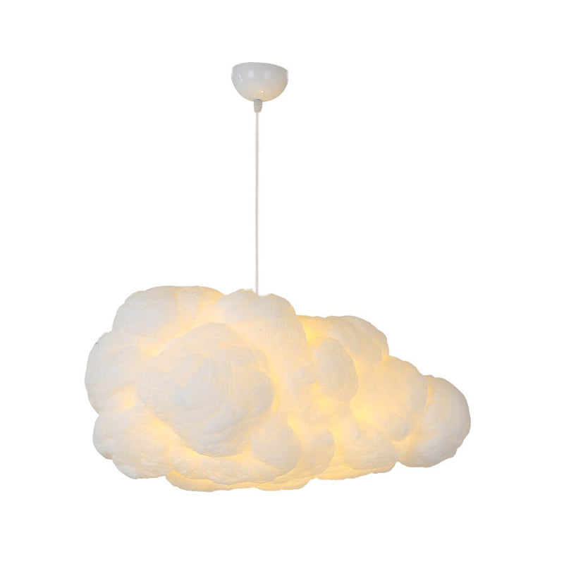 Pendelleuchte Wolken-Design Stoff-Deckenlampe