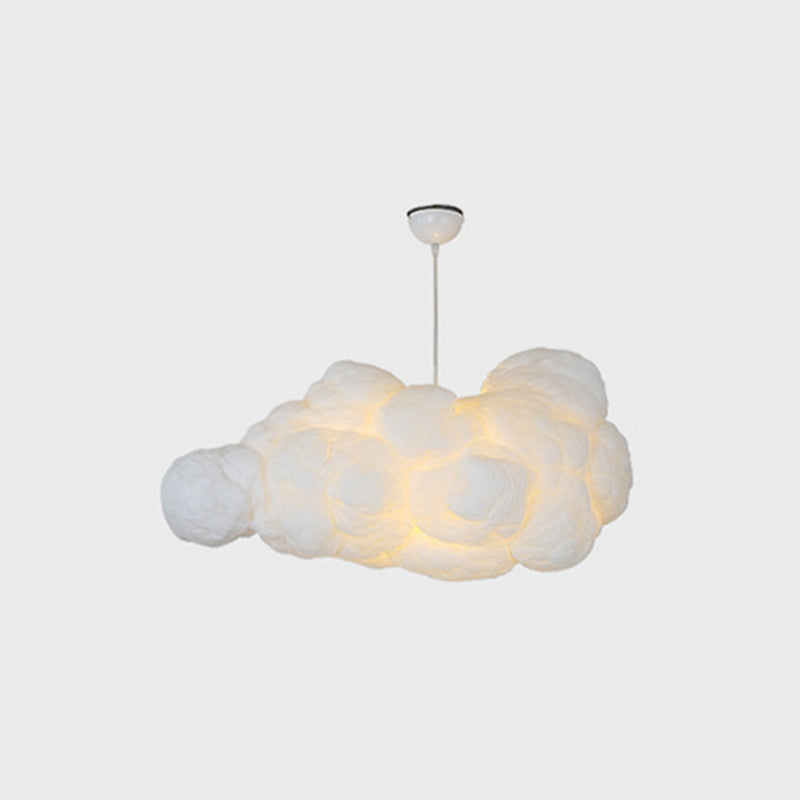 Pendelleuchte Wolken-Design Stoff-Deckenlampe
