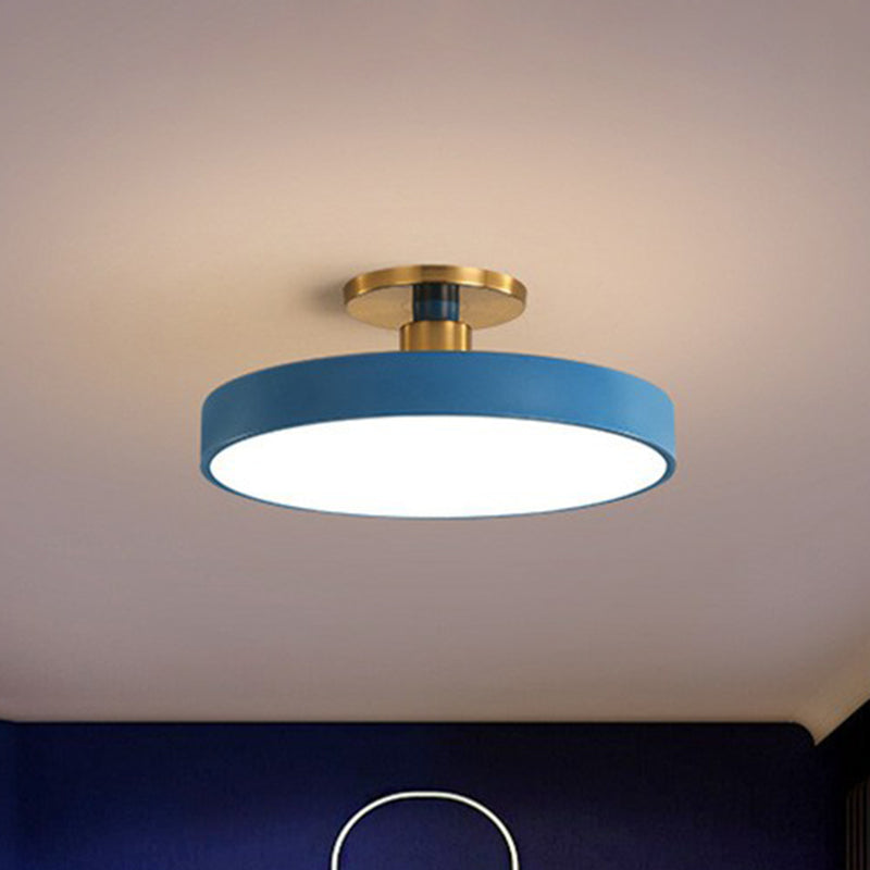 Lámpara de techo con diseño redondo de LED acrílico