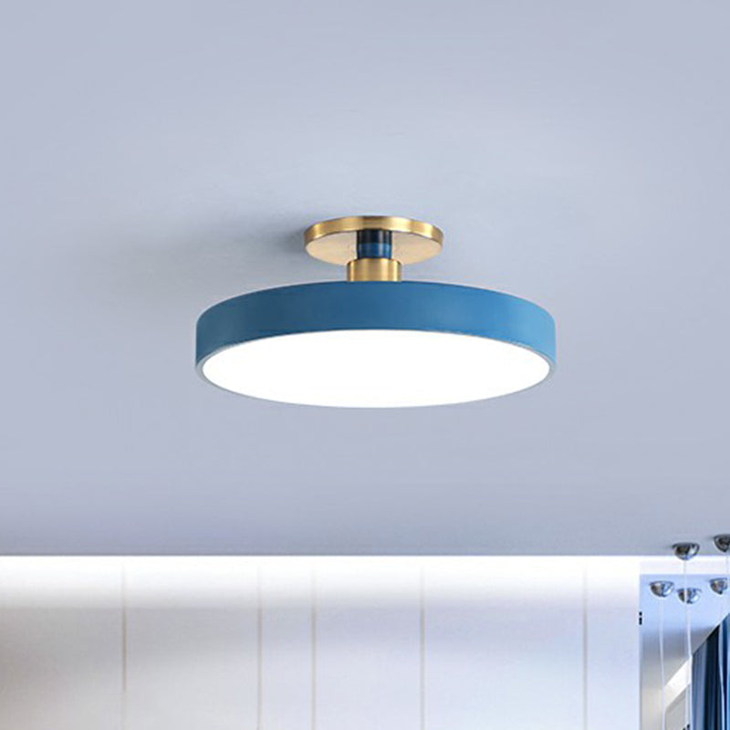 Lámpara de techo con diseño redondo de LED acrílico