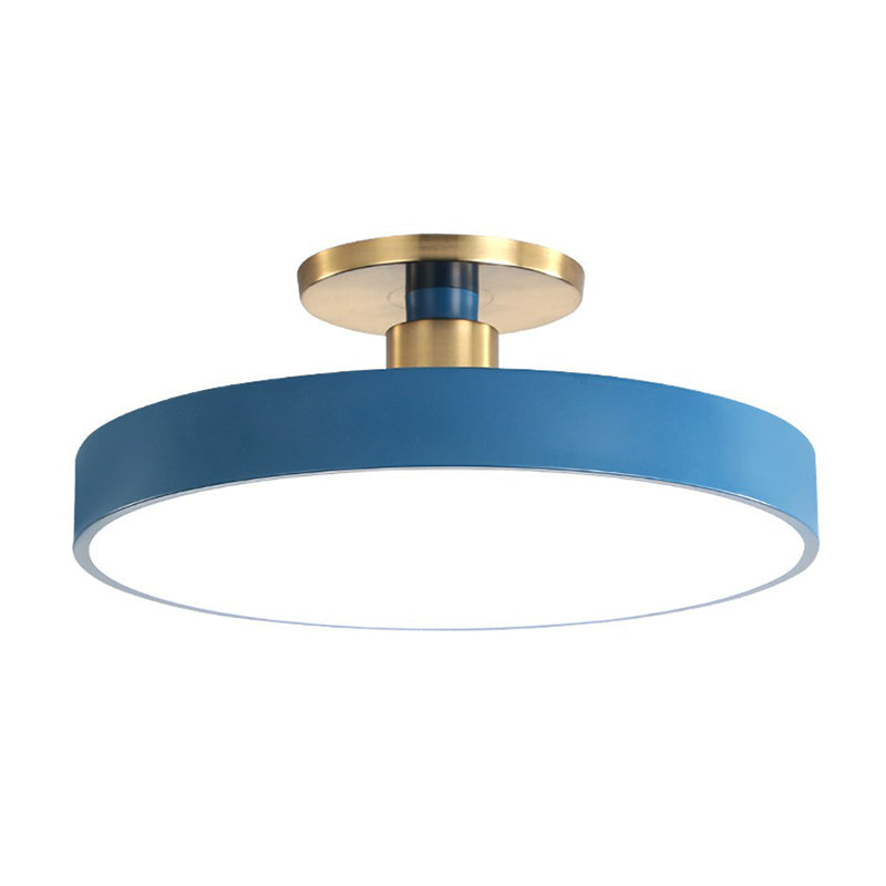 Lámpara de techo con diseño redondo de LED acrílico