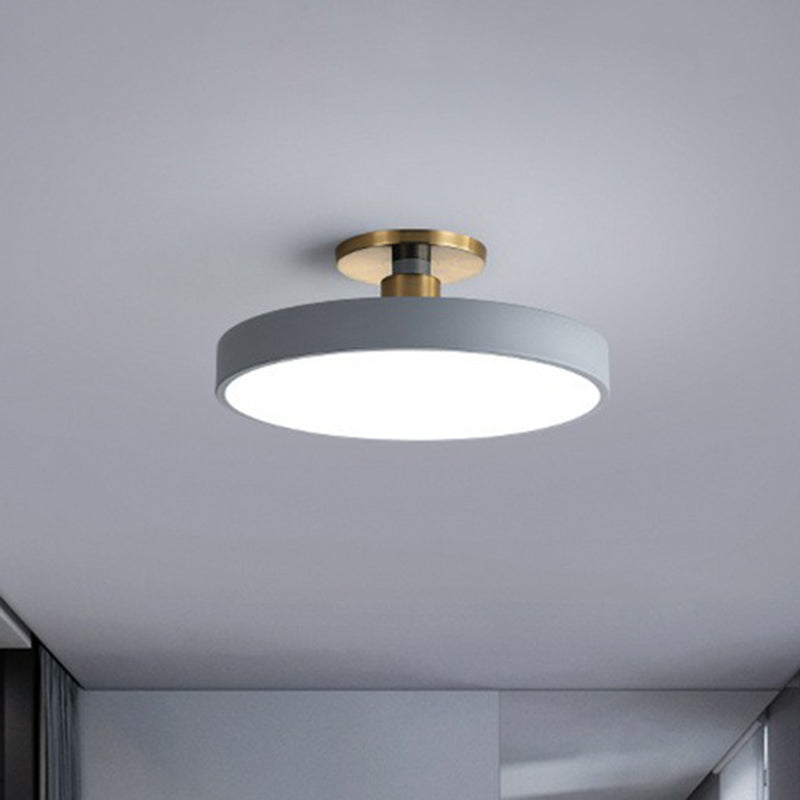 Lámpara de techo con diseño redondo de LED acrílico