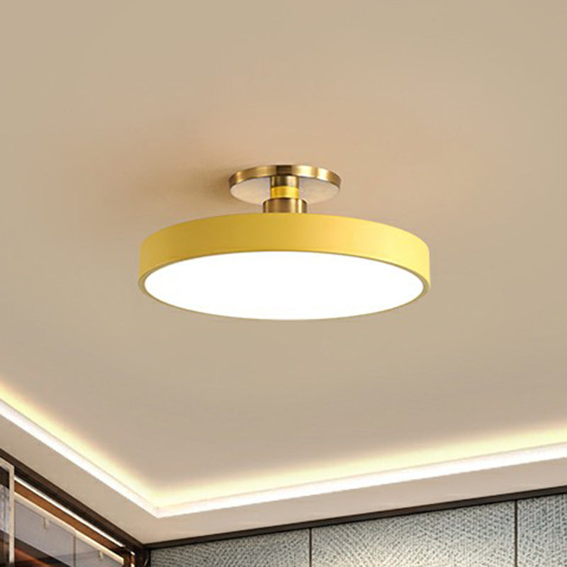 Lámpara de techo con diseño redondo de LED acrílico