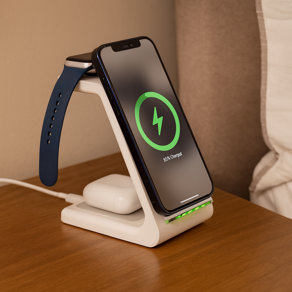Wireless Charging Station Fast Charger Dock