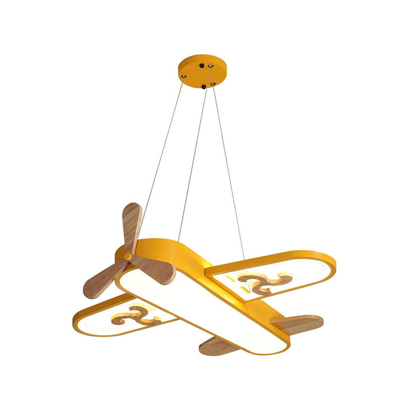Kids Ceiling Light Plane Design Acrylic Pendant