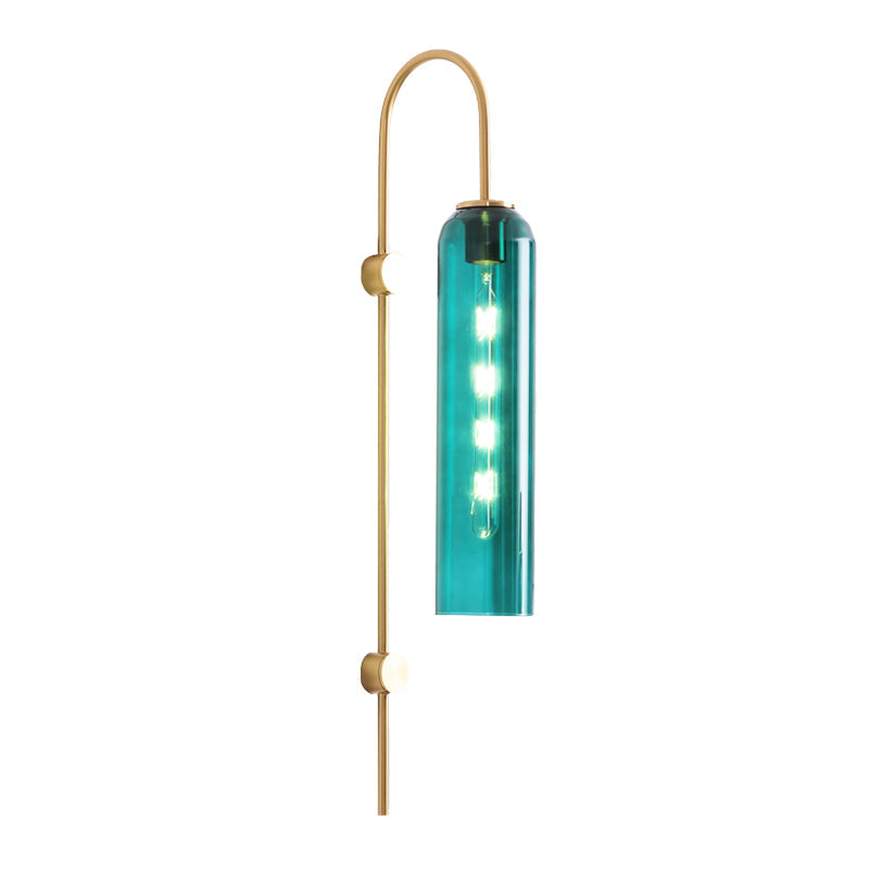Wandlampe Modern Glas Metall Wandleuchte