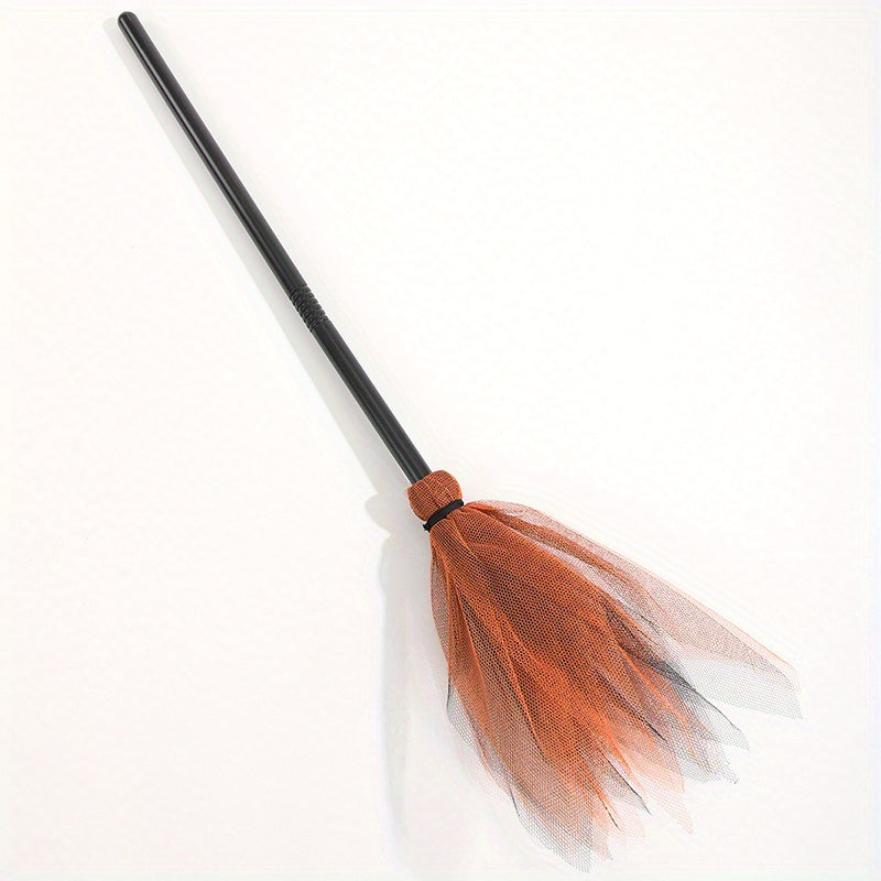 Escoba de Bruja de Plástico para Fiesta de Halloween