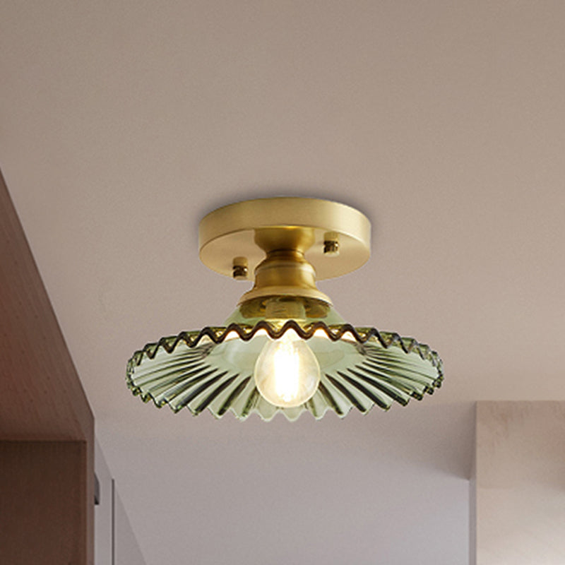 Deckenleuchte Vintage Glas Aufbaustrahler