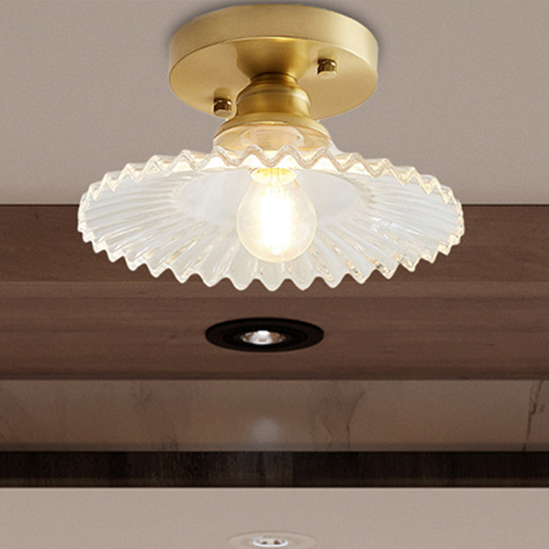 Deckenleuchte Vintage Glas Aufbaustrahler