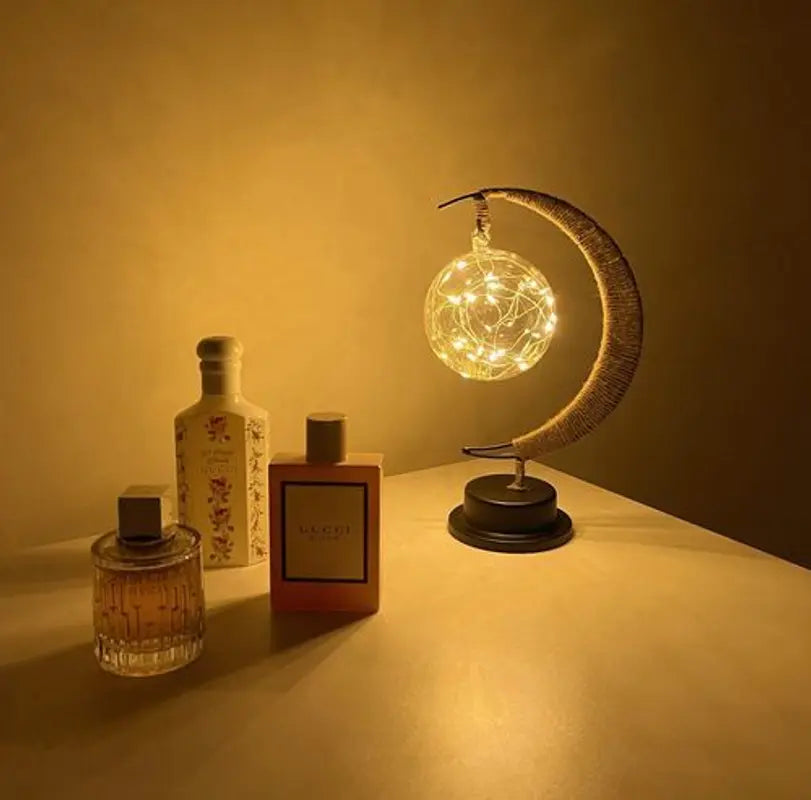 Lámpara de mesa LED Moon Light para dormitorios