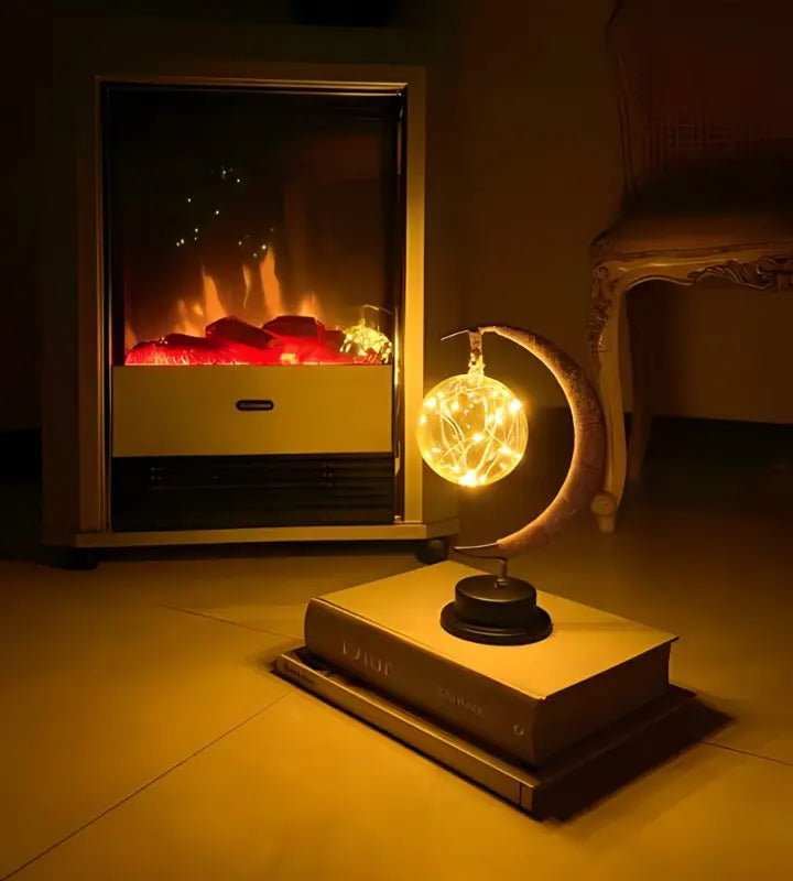Lámpara de mesa LED Moon Light para dormitorios