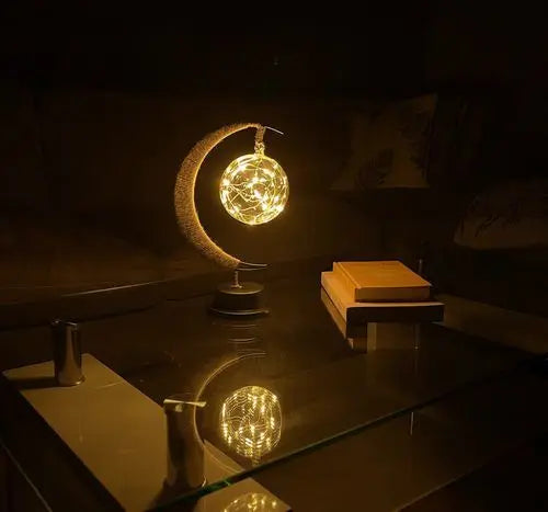 Lámpara de mesa LED Moon Light para dormitorios