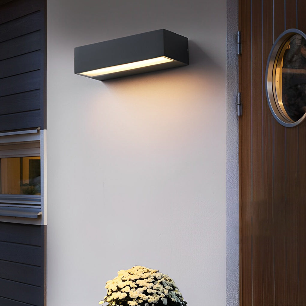 Wall Light Modern Black Waterproof Outdoor Lamp