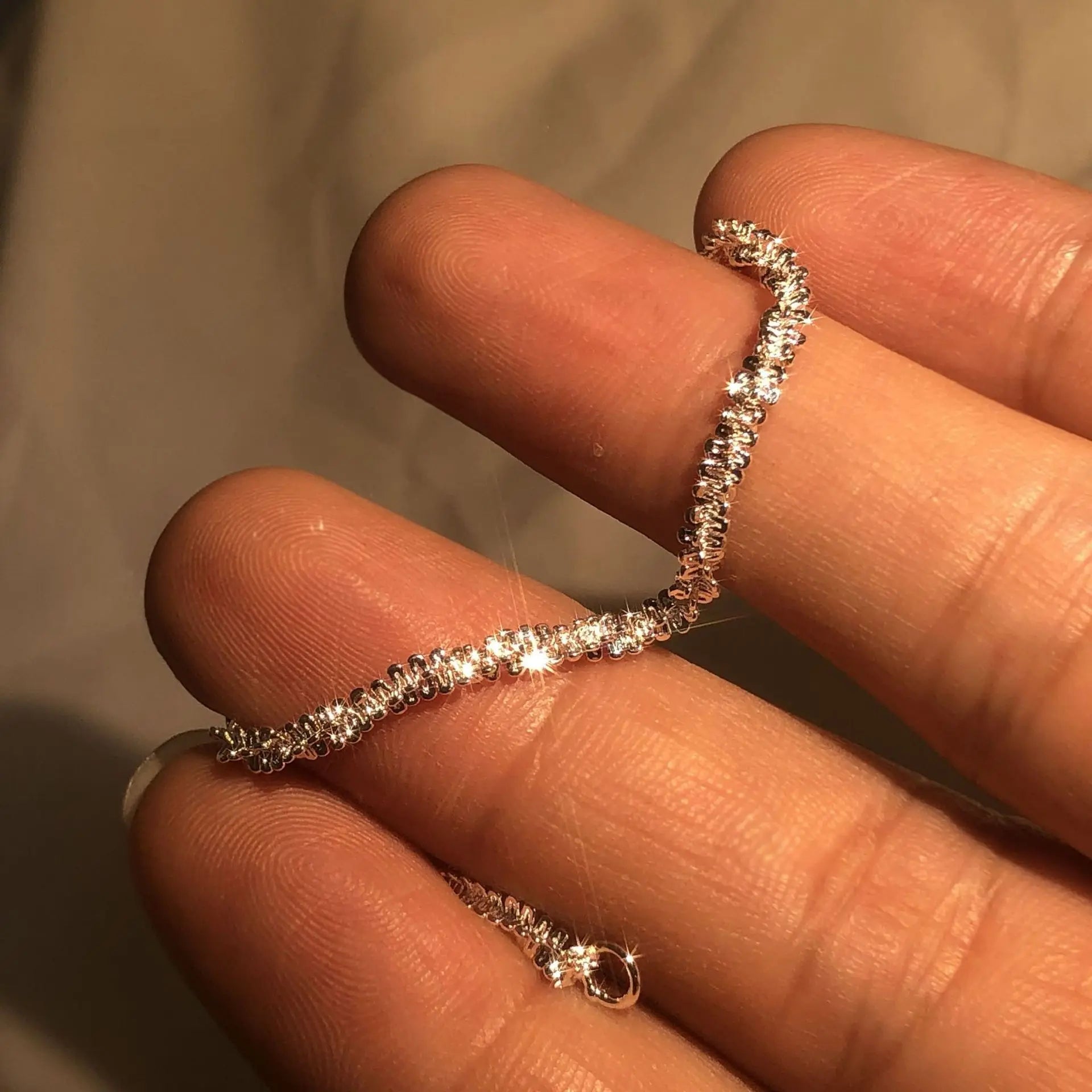 Bracelet Sterling Silver | Elegant Thin Chain Gift Women
