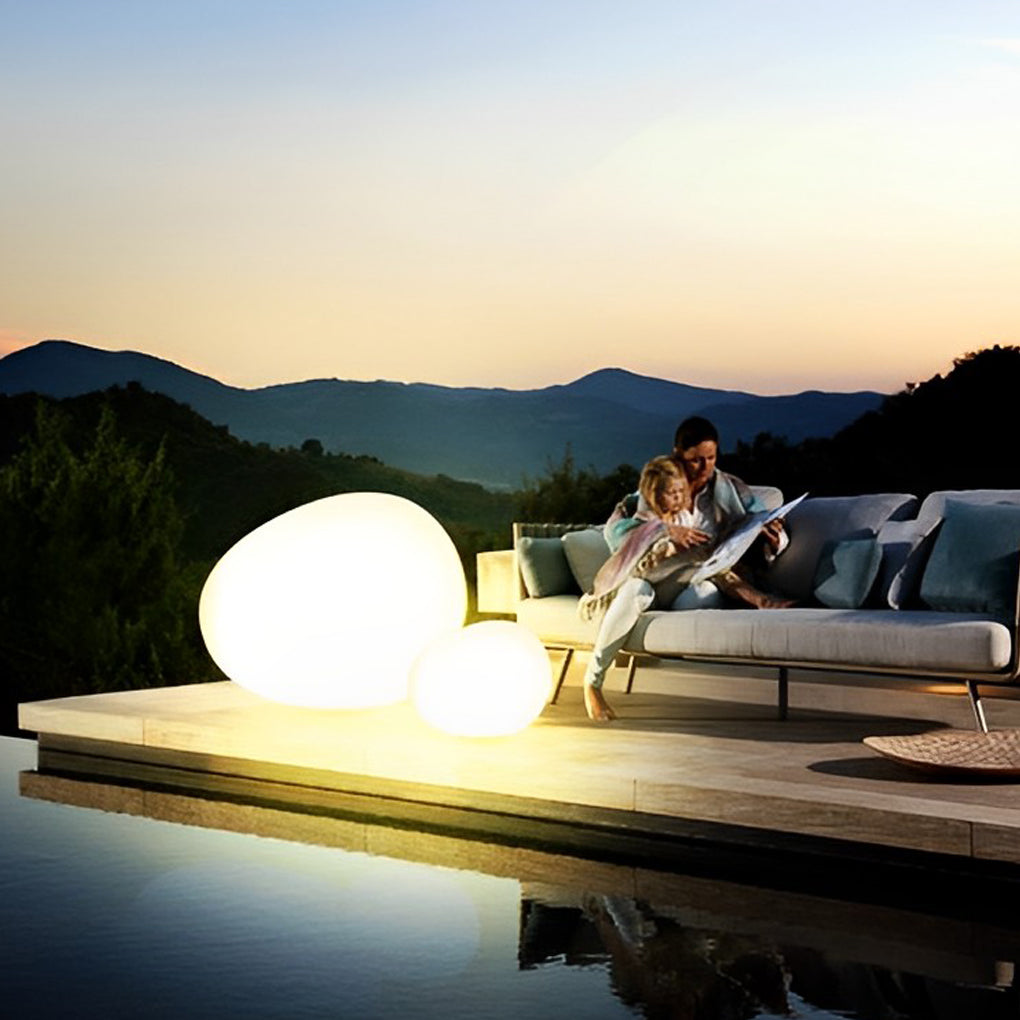 Outdoor Lights Modern LED Stone Garden Lamp