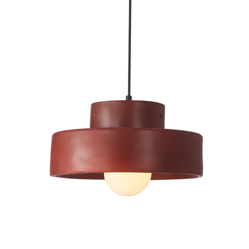 Lampada a sospensione cilindrica geometrica nordica