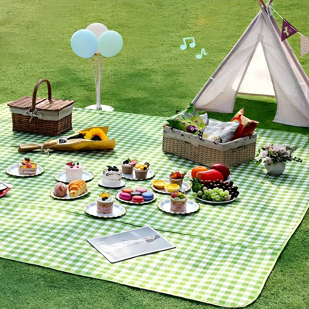 Manta de picnic impermeable y plegable para exteriores