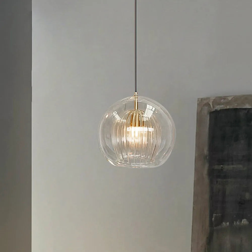 Lámpara colgante de vidrio para cocina o comedor