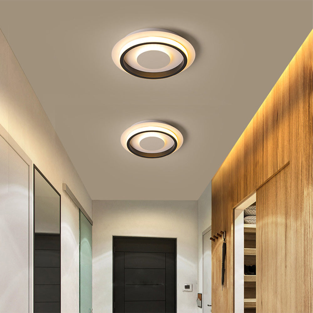 Plafoniera LED moderna geometrica da incasso