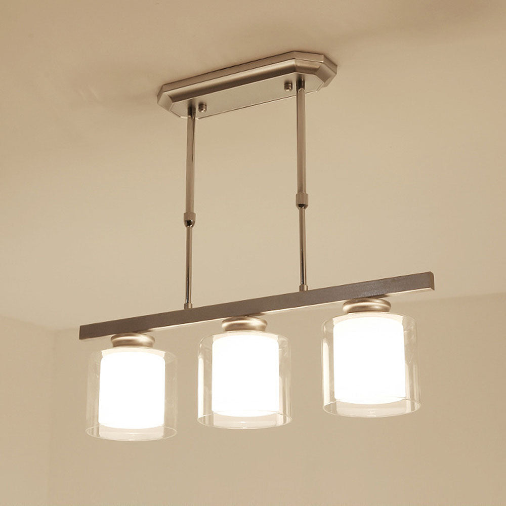 Lampada da soffitto in vetro per isola cucina moderna