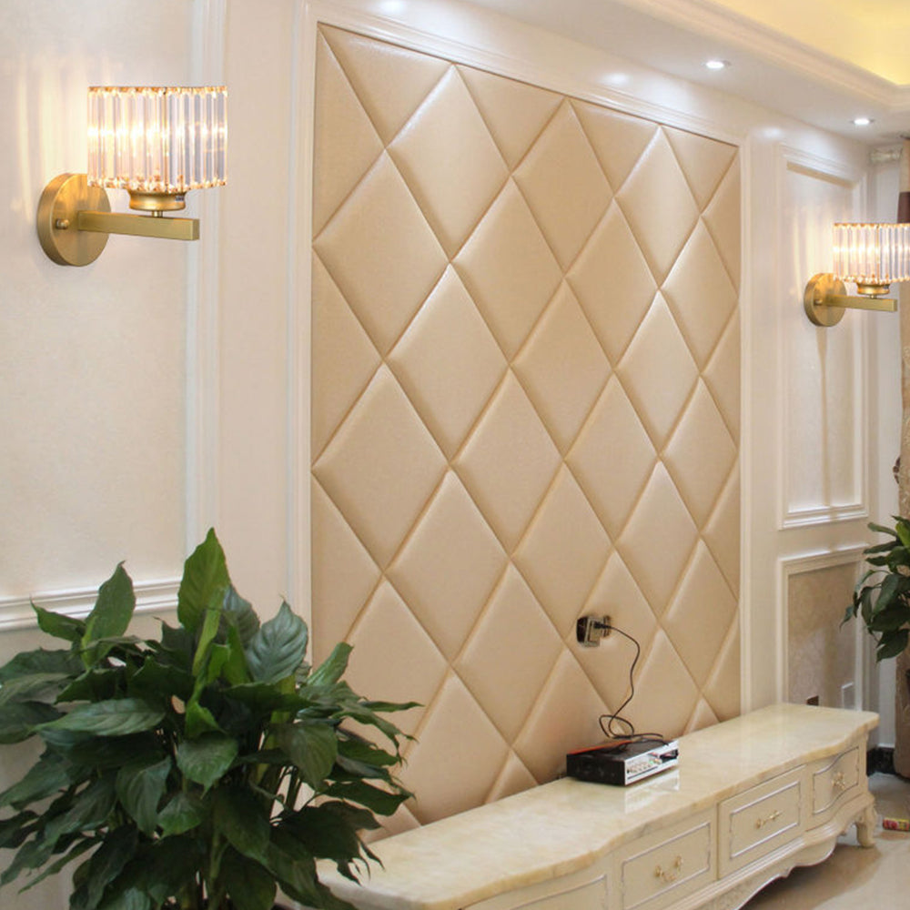 Kristallglas-Wandleuchte mit modernem Arm-Design