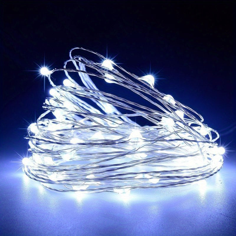 Luci a stringa Fairy a batteria bianco caldo
