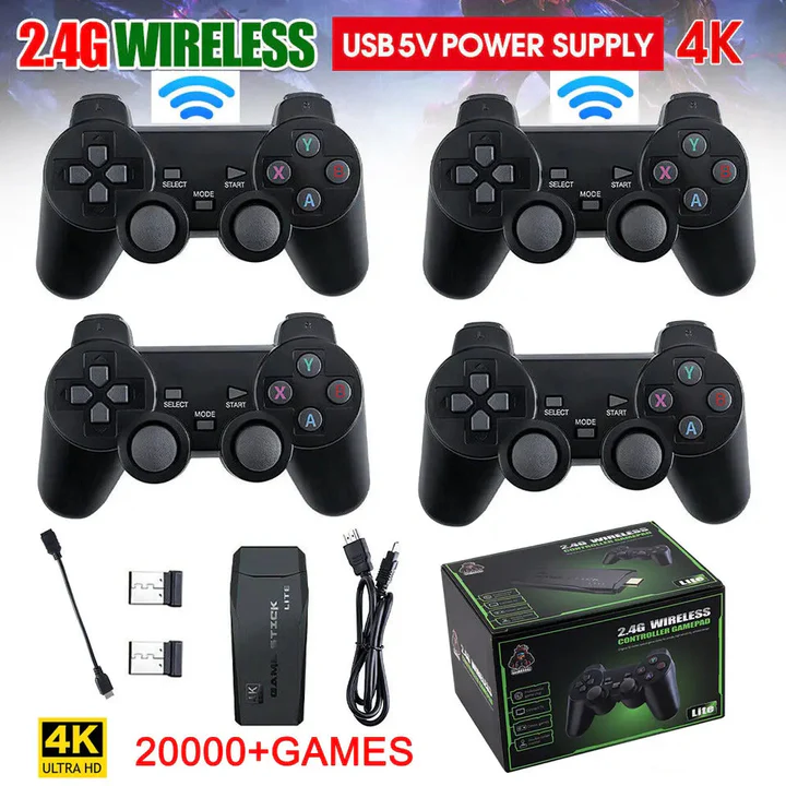 Retro Wireless TV Games Console with Controllers