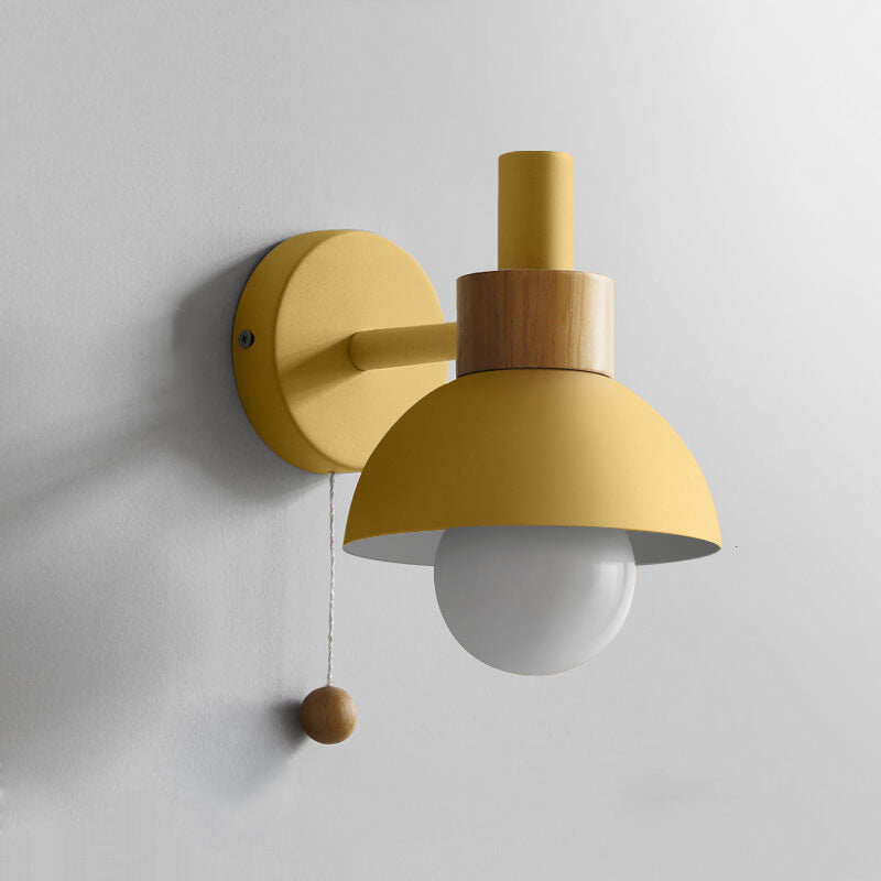 Wandlampe Modern Bunt Metall Kugelschirm