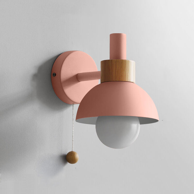 Wandlampe Modern Bunt Metall Kugelschirm