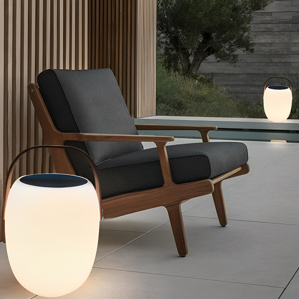 Linterna solar para exteriores con asa