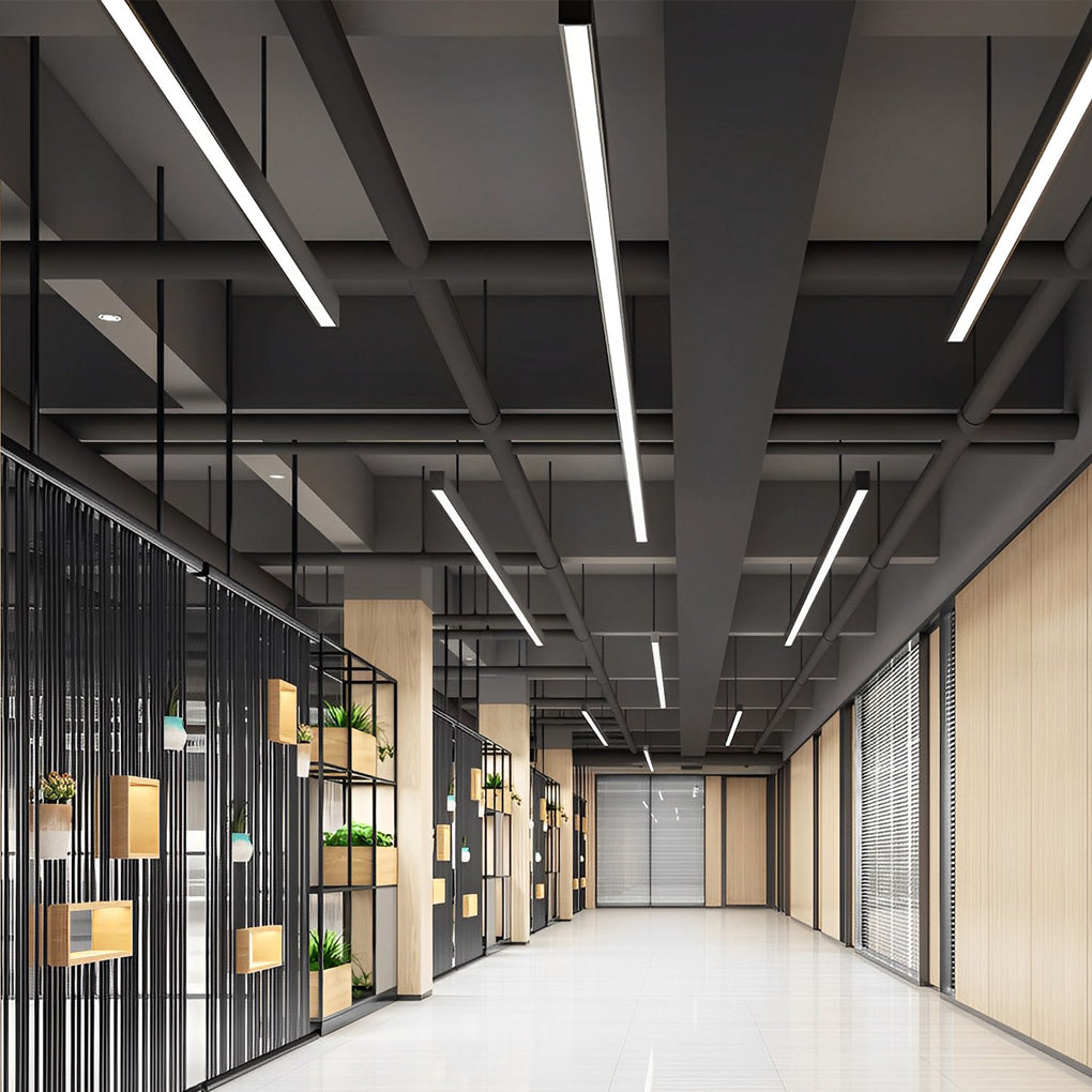 Deckenleuchte Modern Aluminium LED Pendelleuchte Streifen