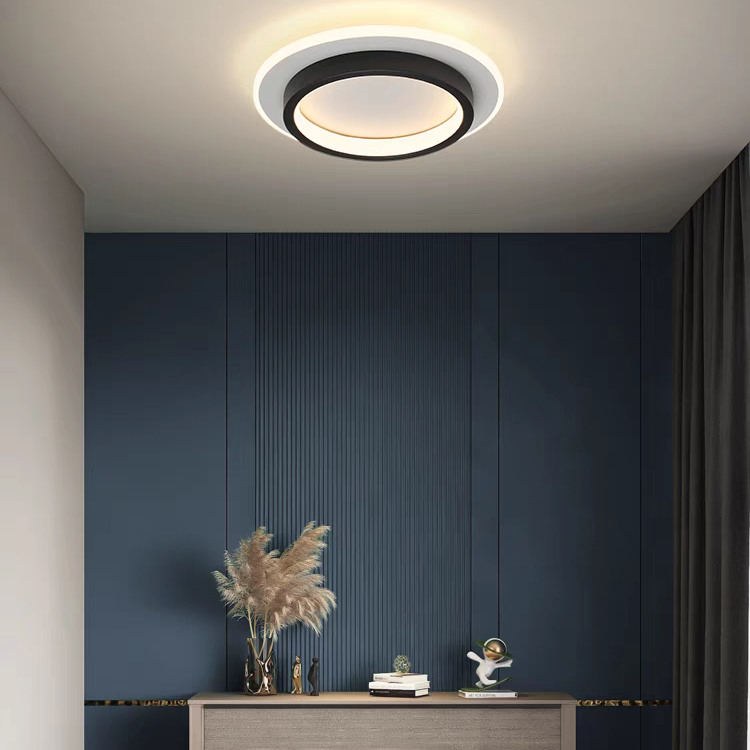 Plafonnier LED Moderne à Montage Affleurant