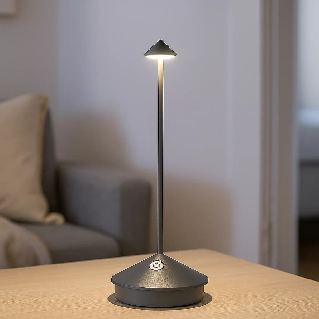 LED Table Lamp with Dimmable Aluminum Design