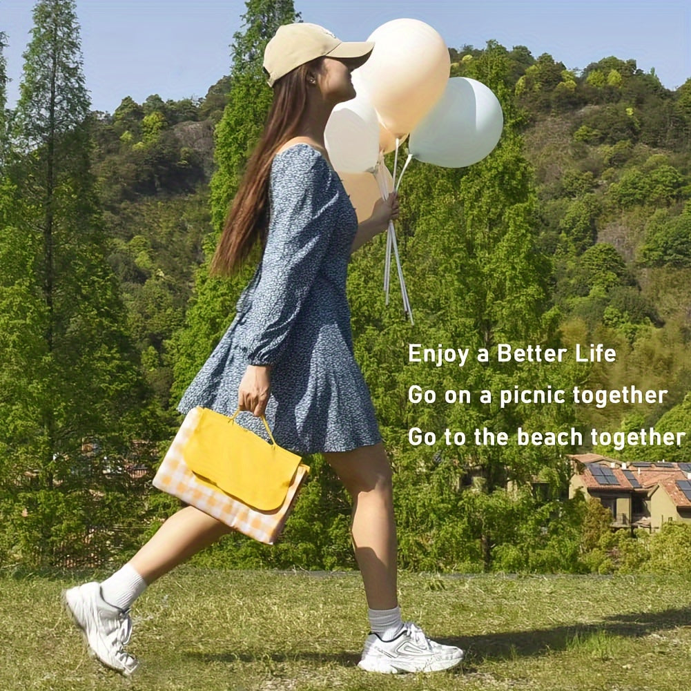 Manta de picnic impermeable y plegable para exteriores