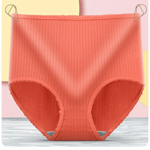 Auslaufsichere Baumwollslips Damenunterwäsche Set