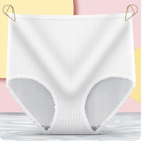 Auslaufsichere Baumwollslips Damenunterwäsche Set