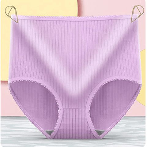 Auslaufsichere Baumwollslips Damenunterwäsche Set