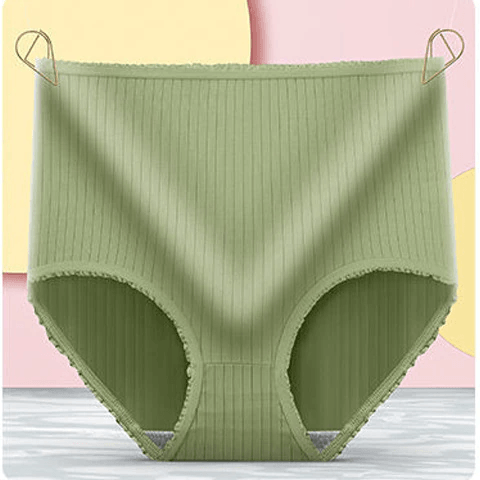 Auslaufsichere Baumwollslips Damenunterwäsche Set