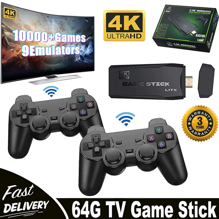 Retro Wireless TV Games Console with Controllers
