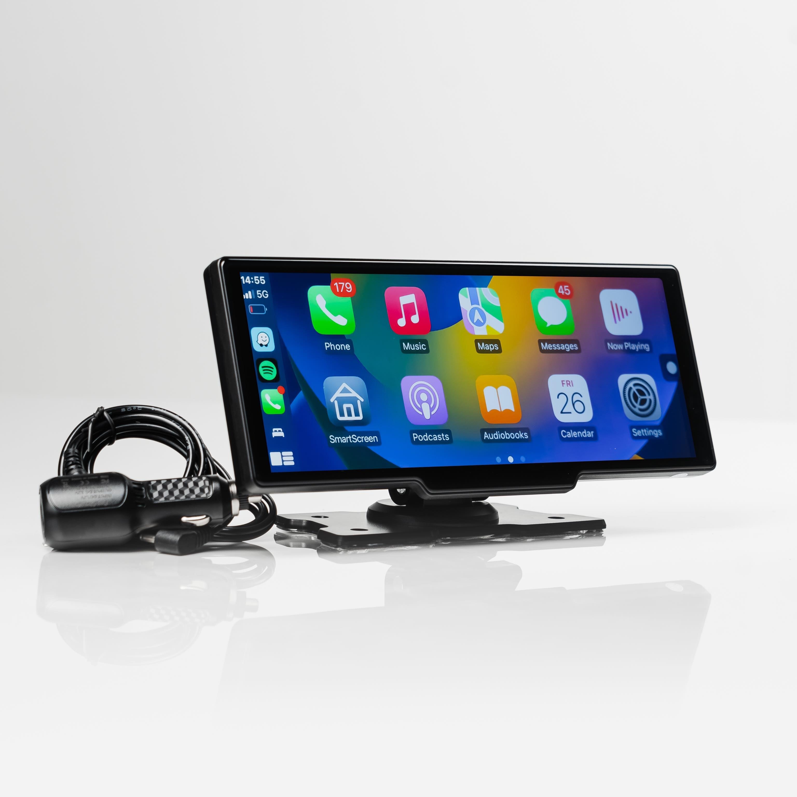 Wireless Car Display with Touchscreen Navigation