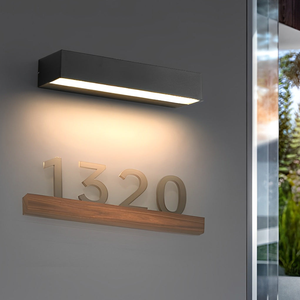 Wall Light Modern Black Waterproof Outdoor Lamp