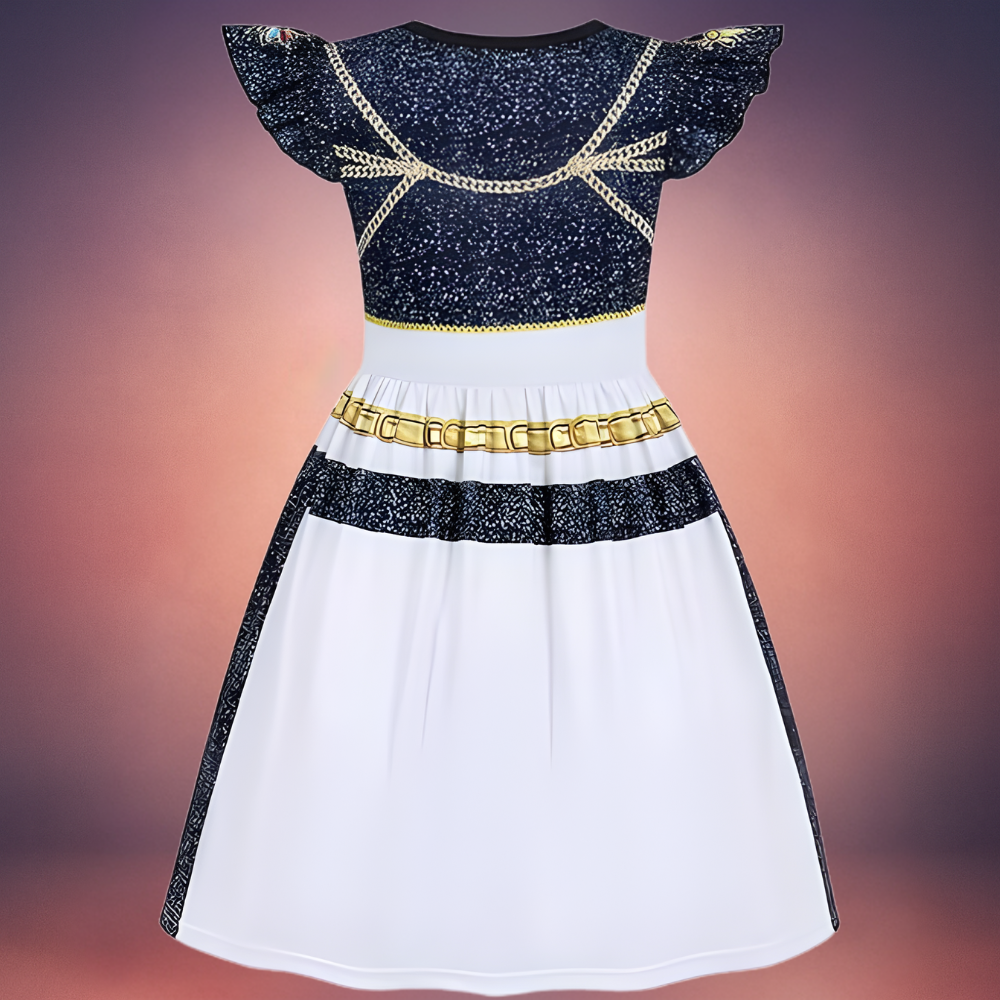 Costume Kpop Halloween pour enfants Robe de star de la pop Imprimé paillettes Tenue de scène pour performance