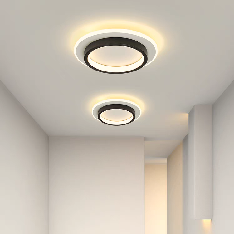 Plafonnier LED Moderne à Montage Affleurant