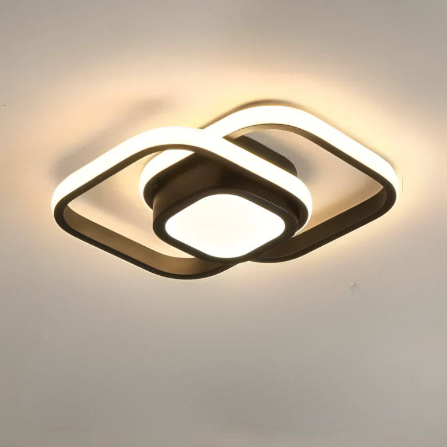 Lampada da soffitto moderna LED design in alluminio