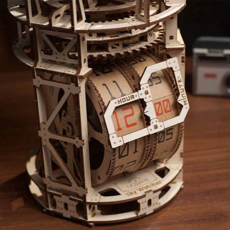 Wooden Clock Kit | 3D DIY Puzzle Timepiece for Desk