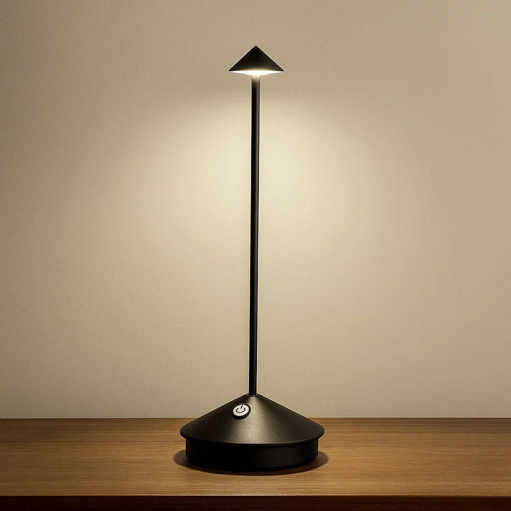LED Table Lamp with Dimmable Aluminum Design