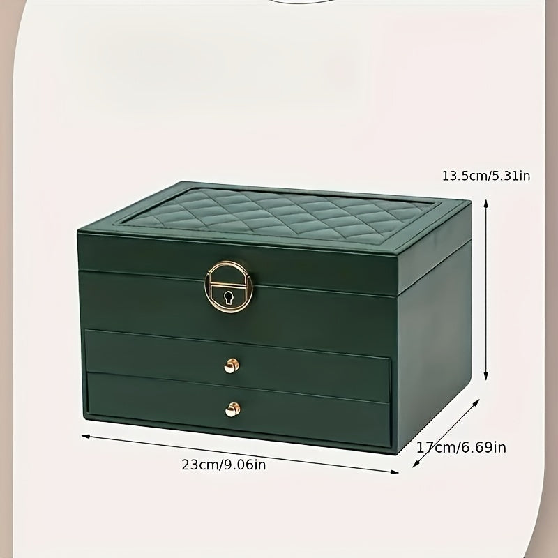 Jewelry Box Leather Organizer for Accessories