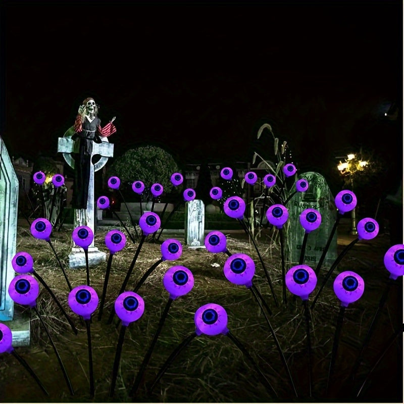 Ogrodowe lampy solarne LED Halloween kule