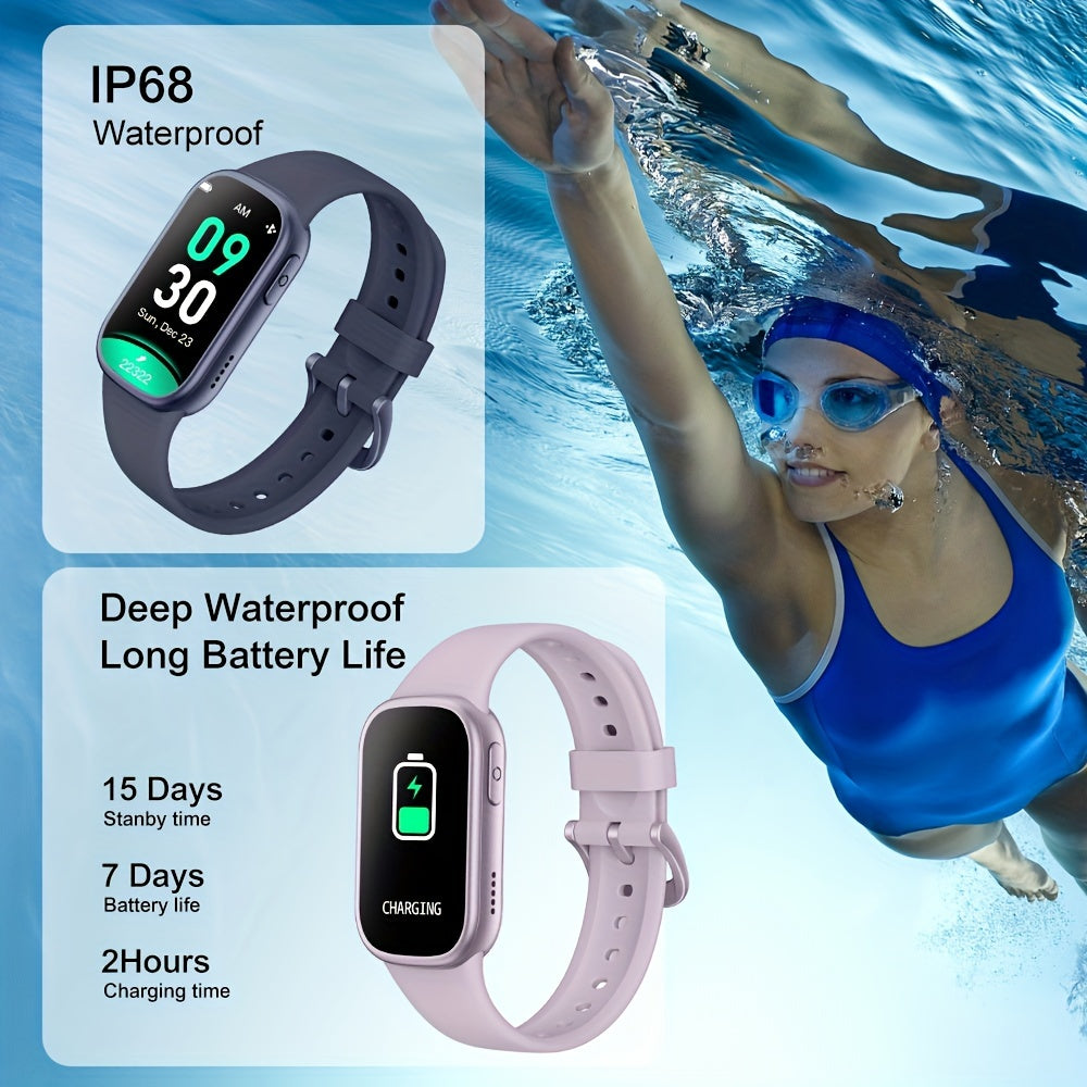 Reloj inteligente impermeable rastreador de fitness de silicona