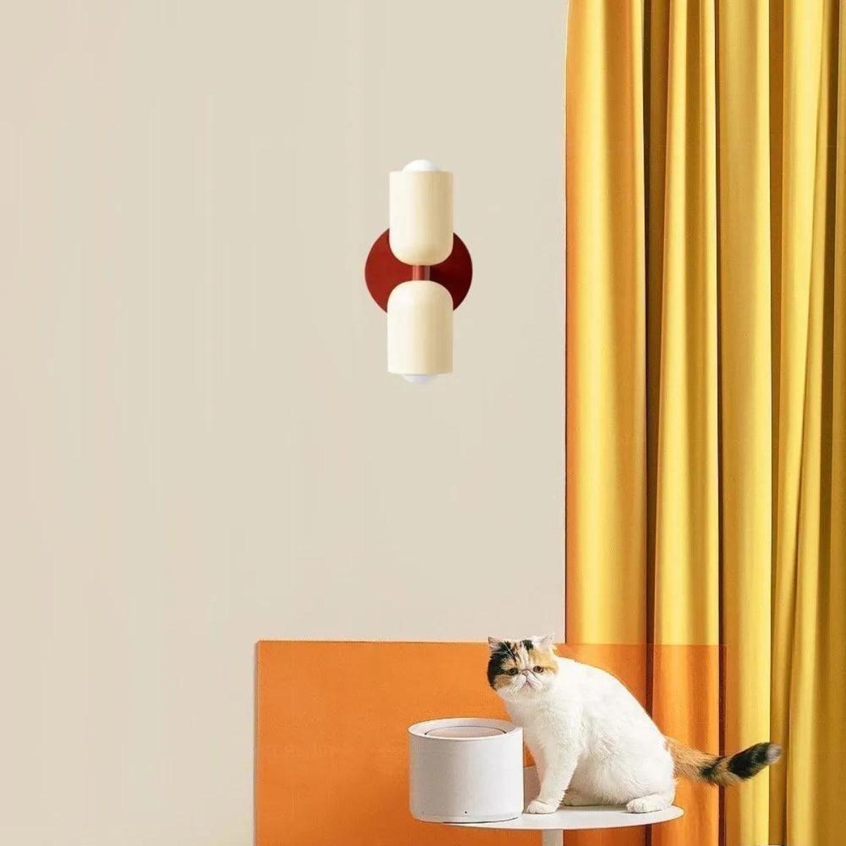 Wandlampen Moderne Glas Doppel-Schirm Lampe